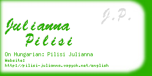 julianna pilisi business card